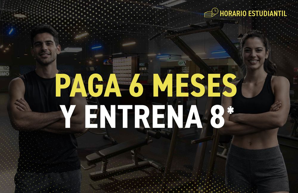 Semestre Estudiantil 8x6 -ONLINE 2026 - GO! Fitness Cancún