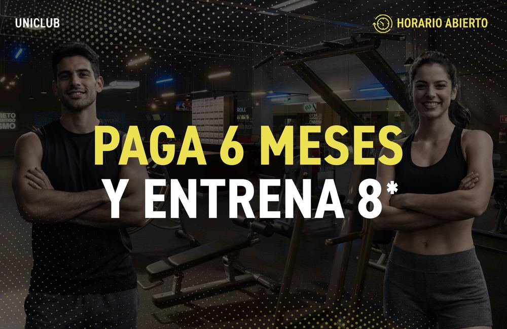 PJ Semestre UNICLUB 8x6 -ONLINE 2026 - GO! Fitness Parque Jardín